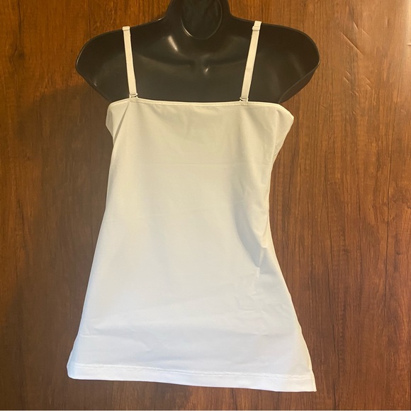 Spanx Assets Adjustable Convertible Strap Tank Top White Large HTF NEW - Picture 2 of 3